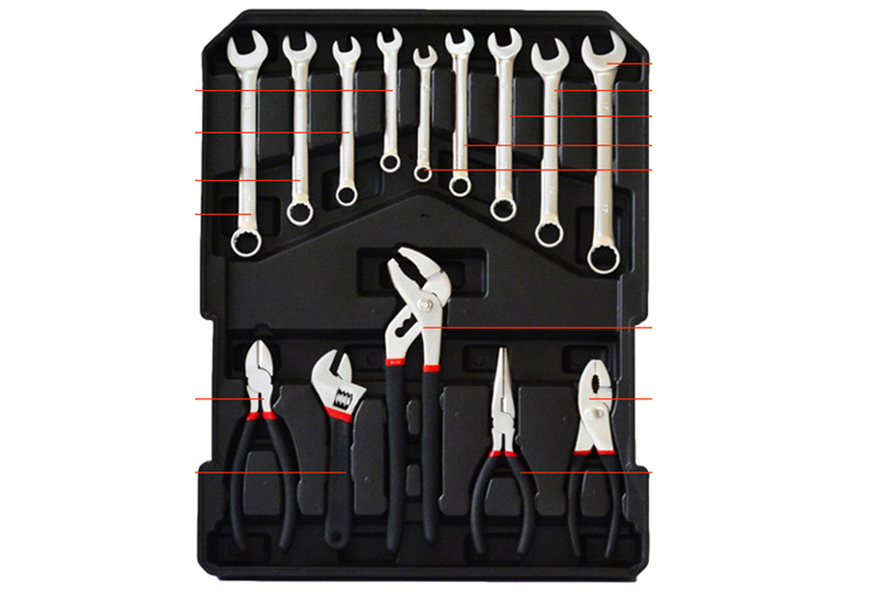 186-teiliger Aluminium-Trolley – Wrench Set Bewertung und Preis